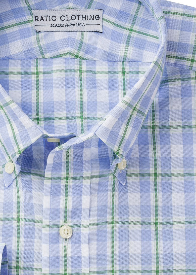 Green Saratoga Tattersall