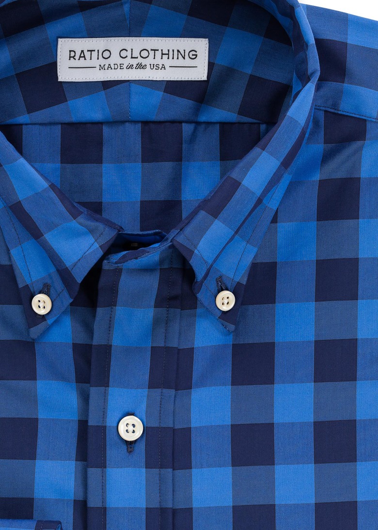 Blue Larimer Gingham
