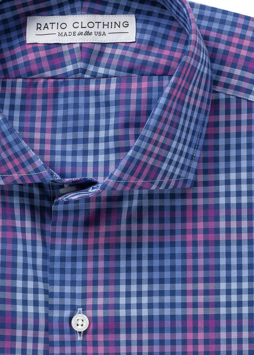 Blue Violet Gradient Check Product Image 2