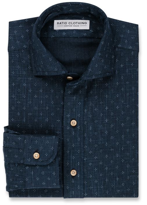 Navy Jackson Star Print Product Image 3