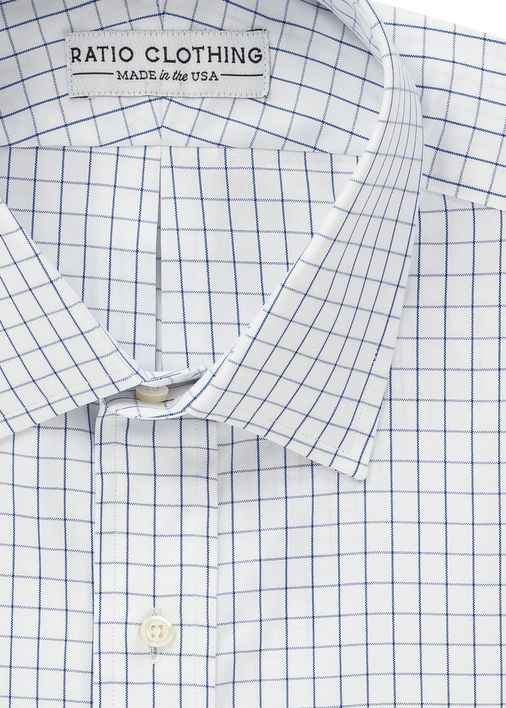 Blue Windowpane Pinpoint Product Image 2